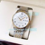 Replica Longines White Dial Two Tone Stainless Steel Watch 40mm